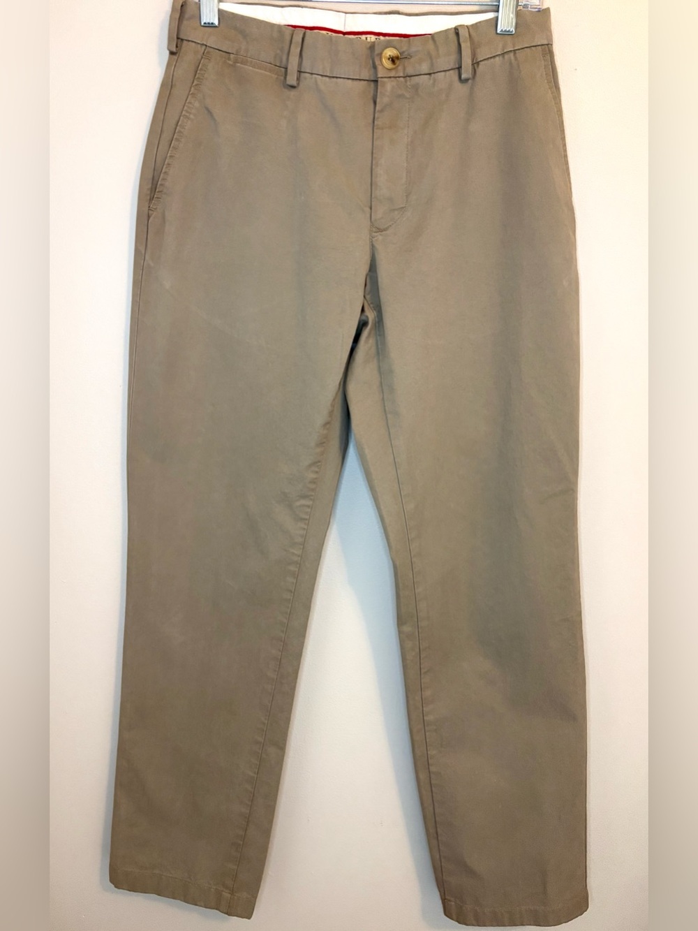 Burberry London Men’s Khaki Chino Pants Straight Leg 30R